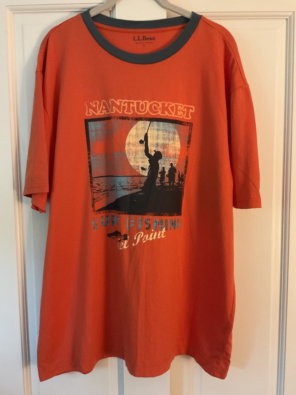NWOT L.L. Bean Nantucket All-Cotton Short Sleeve Tee Shirt
